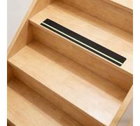 Naroote Nastro Antiscivolo per Scale, 10 Pezzi, Gradini di Trazione in PET Antiscivolo con Strisce Luminose Al Buio Nastro per Esterni Adesivo Abrasivo Ad Attrito Elevato (Io* non l'ho visto)