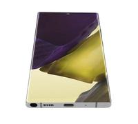 Naroote Note 20 Ultra 5G Display Ad Alta Risoluzione con Cornice per SM N986B, Compatibile con il Kit di Strumenti per Impronte Digitali per Schermo più Chiaro per i Riparatori (SILVER)