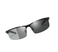 Naroote Occhiali da Sole da Guida, Lenti Che Cambiano Colore Occhiali da Sole Polarizzati da Uomo con Tecnologia di Rilevamento della Luce, Ideali per il Ciclismo Diurno e Notturno Che Corrono