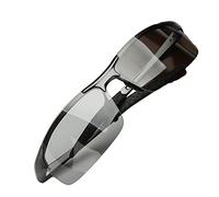 Naroote Occhiali da Sole da Guida Polarizzati Che Cambiano Colore, Lenti Ad Alta Trasparenza per la Corsa in Bicicletta Diurna e Notturna, Montatura Leggera in Alluminio e Magnesio per Uomo