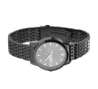 Naroote Orologi da Uomo, Orologio Analogico da Uomini Al Quarzo Guardano Commerciale a Doppio Appuntamento Elegante Orologio da Quarzo in Acciaio Inossidabile con da Uomo a Doppio Calendario (#1)