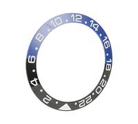 Naroote Orologio con Inserto per Lunetta in Ceramica Bellissimo Anello Protettivo Bianco Blu per Orologiai in Ceramica da 38 Mm di Diametro, per la Sostituzione