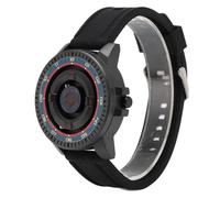Naroote Orologio per Sospensione Magnetica, Scudo Al Quarzo a Prova di Acqua Rapida Rapidamente da Rimuovere con il Loop Ardillon per la Vita Quotidiana delle Coppie (Circolo blu rosso)