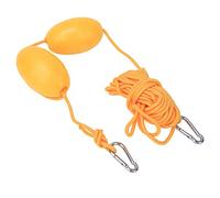Naroote Palla Galleggiante per Boa per Kayak con Gancio e Corda Resistenti per di Ancore da Pesca, Cavo in Nylon da 8,5 M, Leggero e Compatto (Set Corda Doppia Palla Gialla)