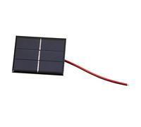 Naroote Pannello Solare Portatile, Mini Pannelli Solari per Campeggio, Pannello Solare con 2 Pezzi 0,65 W 1,5 V, Ideale per Modulo di Alimentazione Zaino in Spalla da Campeggio Fai da Te