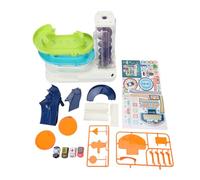 Naroote Parcheggio Garage Set da Gioco Giocattolo Design di Binari Multistrato Rampa Interattiva per Auto Set di Giocattoli con Macchinine Elettriche per Bambini Che Imparano le Regole