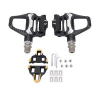 Naroote Pedali per Bici da Strada, Pedali Autobloccanti in Lega di Alluminio per Mountain Bike con Tacchetti, Filettatura da 9/16 Pollici, Piattaforma Ampla, per il Ciclismo