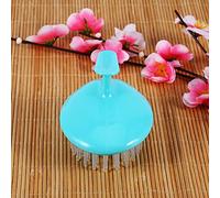 Naroote Pelle Sul Cuoio Capelluto, Scrubber per Capelli, Delicato Massaggio per i Compiti per Massaggio del Cuoio Capelluto Rilassante Alla Testa (BLUE)