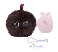 Naroote Peluche Intelligente AI, Cane Robot Interattivo con Interazione Vocale in Tempo Reale, Dialogo Multilingue, Riconoscimento delle Emozioni, Clonazione Vocale, per Bambini di età (Marrone