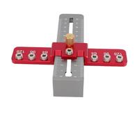 Naroote per Hardware per Armadietti, Strumento Regolabile per Modelli di Maniglie per Armadietti con Spaziatura tra i Fori di 64mm 96mm 128mm, Ideale per Maniglie di Cassetti, Pomelli e Porte