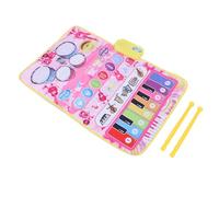 Naroote Piano e Tappetino, Game Interattivo 2 in 1 Baby Music Matt per Toddians (ROSEO)