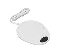 Naroote Piastra Riscaldante Elettrica per Scaldatazze USB Regolabile con Temperatura Costante per Tazze in Ceramica, Scaldabevande Elettrico Ignifugo per Tazze di Latte in Cera, 4,3 X 4,9 X 2