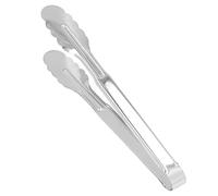 Naroote Pinza per Alimenti, Pinza da Resistente in Acciaio Inossidabile 304, da con Impugnatura Ergonomica con Testa Larga a Conchiglia, Ideale per e Campeggio (S)