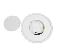 Naroote Plafoniera LED, Apparecchio da Incasso a Soffitto con intensità Regolabile e Base Salva Metallo per Hotel (cornice bianca)