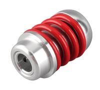 Naroote Pomello del Universale a Molla in Alluminio con Design Accattivante per la Trasmissione Manuale Dell'Auto, Comodo Tocco per la Maggior Parte delle Auto (rosso)