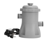 Naroote Pompa della Piscina, Addominali con Risparmio Energetico con Pompa Filtro a Piscina di Nuoto Trasparente da 330 -gallone 16 W a Basso Rumore per la Pulizia (Plug 220v)