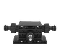 Naroote Pompa Dell'olio Elettrica Portatile Pompa Dell'acqua Durevole per di Pompaggio per Trapano Elettrico per Drenaggio e Approvvigionamento Idrico per Appassionati di Fai da Te Plastica Nera