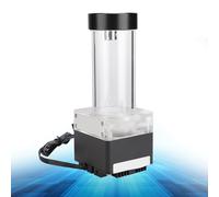 Naroote Pompa di Raffreddamento per Computer da 800 L/h Dissipatore di Calore Potente per Overclocker Pompa 'acqua Integrata PUB-FS6PD-17 per Configurazione di Gioco (BLACK)