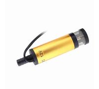 Naroote Pompa Sommergibile, Pompa di Trasferimento Durevole, per Liquidi Efficiente per Macchine Agricole, Materiale in Acciaio Inossidabile, DC 12V (olio dorata 12v 38mm)