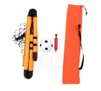 Naroote Porta da Calcio per Bambini, Rete da Calcio Pieghevole Portatile per Bambini e Ragazzi con Cinghie Regolabili e Picchetti per il Fissaggio a Terra, Ideale per Giardino, Interni,