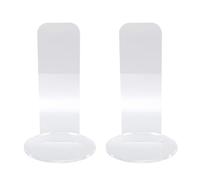 Naroote Porta Guantoni da Boxe in Acrilico Trasparente Che Garantisce Sicurezza con Base Rinforzata per Spazio Organizzato, 10,5x10,5x18,5 Cm, Trasparente, 2 Rack per Allenamenti Ad Alta intensità