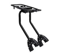 Naroote Portapacchi Posteriore in Alluminio per Bici, Altezza Regolabile | Supporta fino a 50 kg, lega di alluminio resistente, ideale per i viaggi in bicicletta, regolabile da 32-42 cm