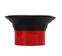Naroote Potenziatore per Grancassa Potenziatore di Cassa in Gomma Durevole per un Migliore Impatto dei Bassi con Adesivo Protettivo per Batteria (rosso)