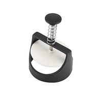 Naroote Pressa per Hamburger in Acciaio Inossidabile per Patty, Pressa Rapida per Hamburger, per Gli Amanti della Griglia, Nera, 6,3 X 4,1 Pollici