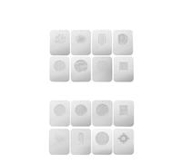 Naroote Proiettore Gobo, Ottico Snoot Gobos 8 Pezzi Snoot Ottico Stile Moderno con Diversi Motivi Cavi Riflessi per la Fotografia per Modellare gli Studi di Fotografia di Luce