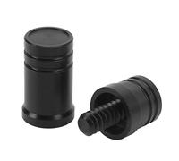 Naroote Protettore per Giunti per Stecca della Piscina, Copertura Protezione della Ruota da Biliardo 2 PCS in Plastica Nera Piscina Tappi per Letti per Letti per Tappi per la per la Protezione del