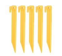 Naroote Punte di Terra per Gonfiabili, Pali della Tenda in Plastica 5pcs Nylon Camping Tenda Tesa Tende PEG Punto di Plastica Accessorio per Unghie (Piccolo (13x15 cm, necessita di 3A batteria 3A))