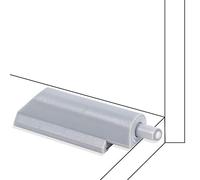 Naroote PUSH APPRE APERTO HARDWARE ABBIETTO, CUSTRI MAGNETICI PER PORSO DI MABIETTO ABS 2.0 Pollici Uso Versatile Spinga PER Aprire il Fermo della Porta PER Casa