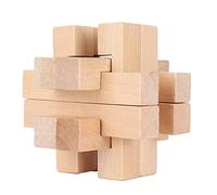 Naroote Puzzle in Legno, Teaser Cerebrale Bloccaggio Serraggio Intelligente Giocattolo Giocattolo in Legno Incastro Gioco Giocattoli Puzzle Giochi per il Cervello per Adulti