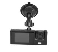 Naroote Registratore di Guida per Auto con Telecamera da Cruscotto HD a 3 Obiettivi con Visione Notturna IR per Telecamere per Auto Anteriori e Posteriori, Telecamera di Retromarcia - Dashcam
