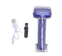 Naroote Rifinitore Elettrico per Barba, Strumento Elettrico Ricaricabile con Testina Alternata a Forma di Martello e Design Ergonomico, per la Cura Personale a Casa e Al Lavoro (BLUE)
