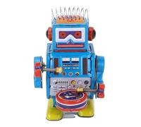 Naroote Robot Vector, Vintage Toys Robot Clockwork Toy Tin Made By Adult Collection Decoration