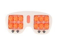 Naroote Rullo Massaggiante per Piedi per Alleviare la Fascite Plantare, Rullo Massaggiante Plantare, Punti Riflessi Mirati, Doppia Digitopressione per Casa, Ufficio (colore arancione)