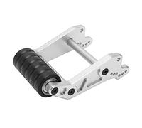 Naroote Ruota Head Up Posteriore RC in Alluminio Ad Alta tenacità per Auto RC LOSI LMT SOLID AXLE 1/8, Prestazioni Stabili per gli Appassionati di Truck (SILVER)