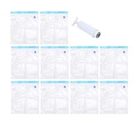 Naroote Sacchetti Sottovuoto per Essiccatore di Filamenti per la Custodia delle Parti della Stampante 3D PLA, Sacchetti di Plastica Durevoli Resistenti all'umidità, 10 + 1 Estrattore per lo