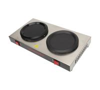 Naroote Salduolo del caffè a Due Posizioni, 60-480W Portable Non Slip in Acciaio Inossidabile Riscaldamento Rapido caffè più Caldo per la Sala di Pausa (Plug 220v)