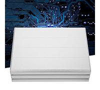 Naroote Scatola di Progetto in Alluminio con Buona Dissipazione del Calore per Decoder GPS Argento, Struttura Compatta, Facile da Installare, per Prodotti Elettronici