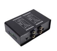 Naroote Scatola Elimina Ronzio, Isolatore del Rumore del Circuito di Terra a 2 con Regolazione del Guadagno a 3 Livelli, Ideale per la Registrazione di Conferenze di Prestazioni a Casa