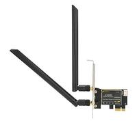 Naroote Scheda Wireless AX200 WiFi 6 PCIE per 10 64 Bit/per PC Desktop, Scheda di Rete Bluetooth 5.1 Dual Band con Antenna, Ideale per Trasferimento File di Grandi Dimensioni, Film 8K, velocità 2,4