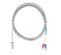 Naroote Sensore di Temperatura Termocoppia di Tipo K Preciso Risposta Rapida Nei Macchinari Sonda in Acciaio Inossidabile da 5 M per L'industria Alimentare (#2)