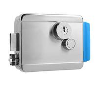 Naroote Serratura Antifurto a Controllo Elettrico con Doppia Testa per Ingresso di Sicurezza per Ufficio Domestico, Acciaio Inossidabile Positivo Sinistro