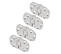 Naroote Set Cerniere per Porte in Acciaio Inossidabile 316, Cerniere Resistenti alla Corrosione per Barche e, Movimento Flessibile, 4 Pezzi, 2,6x1,2 Pollici
