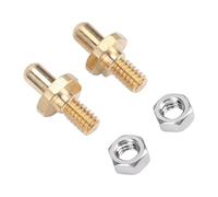 Naroote Set da 2 Pezzi 70332 Set Perni Cerniera Porta Griglia, Bulloni e Dadi Cerniera in Acciaio Inossidabile di Ricambio per Griglia Summit, con Perno Superiore Regolabile vestibilità, Ideale