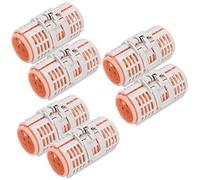 Naroote Set di 6 Rulli per Capelli Air Bangs per Facili Strumenti per lo Styling dei Capelli Fai Te, Crea Bellissimi Riccioli, Design Ad Alta Tensione, Adatto Ai Viaggi, Realizzato in ABS