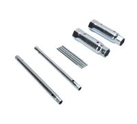 Naroote Set di Chiavi a Bussola Esagonali a Doppia estremità da 2 Pezzi per | Strumento per la rimozione degli elementi in acciaio inossidabile con barra di estensione, teste esagonali da 11 12 27 28 mm