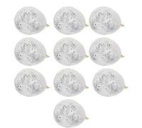 Naroote Set di Palloncini in Lattice Stampati con Parole di Buon Compleanno 10 Pezzi Palloncini con Paillettes e Coriandoli da 12 Pollici per la Decorazione del Partito Opzioni Colore Oro (palline